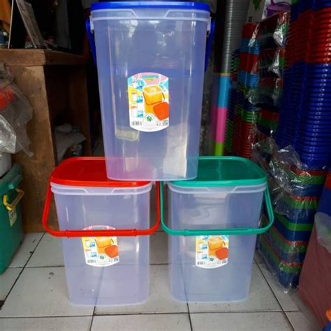 Jual Toples Es Buah 30 Liter Aquarium Es Kelapa Abella Green Leaf