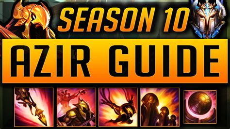 AZIR GUIDE SEASON 10 Ultimate Guide 2020 BEST RUNES ITEMS TIPS