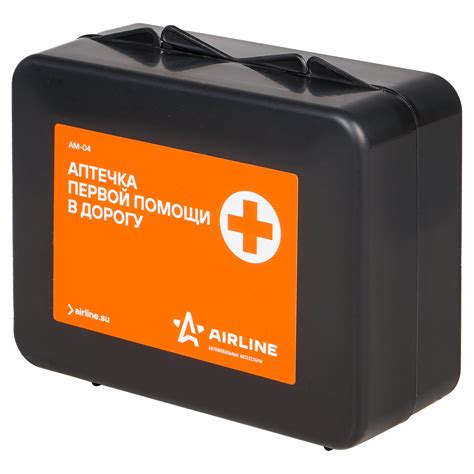 Аптечка первой помощи в дорогу, пластиковый футляр, купить, цена 315, AM-04
