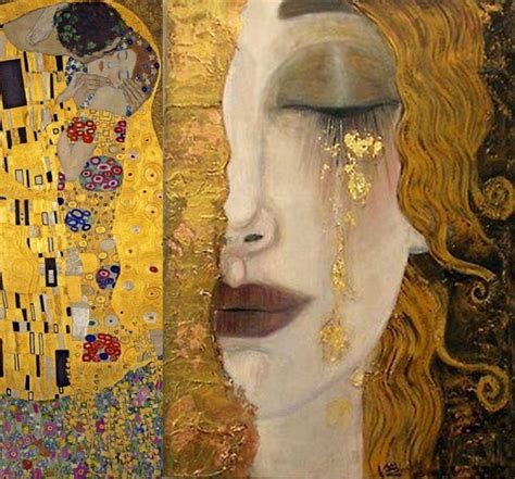 Gustav Klimt The Kiss Wallpaper