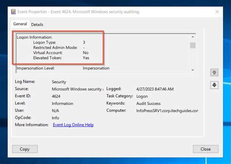 What is Event ID 4624: An Account was Successfully Logged On