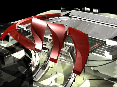 University of Arkansas Razorback Stadium 1998 — EISENMAN ARCHITECTS