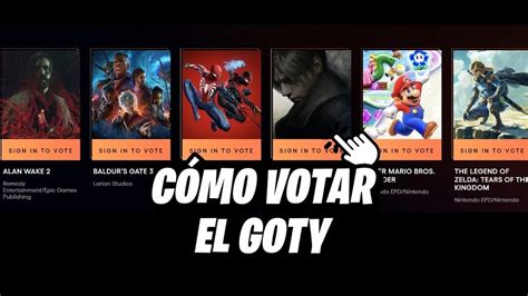 Cómo Votar El Goty Y Otras Categorías En Los The Game Awards Movistar Esports