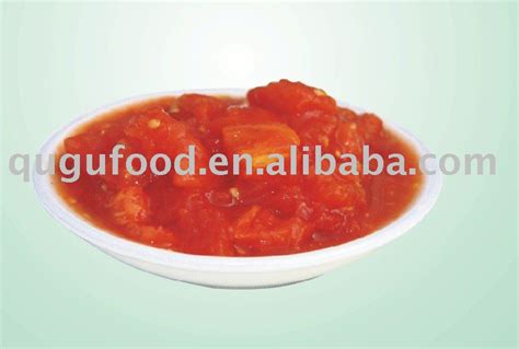 Canned Chopped Tomatochina Qugu Price Supplier 21food