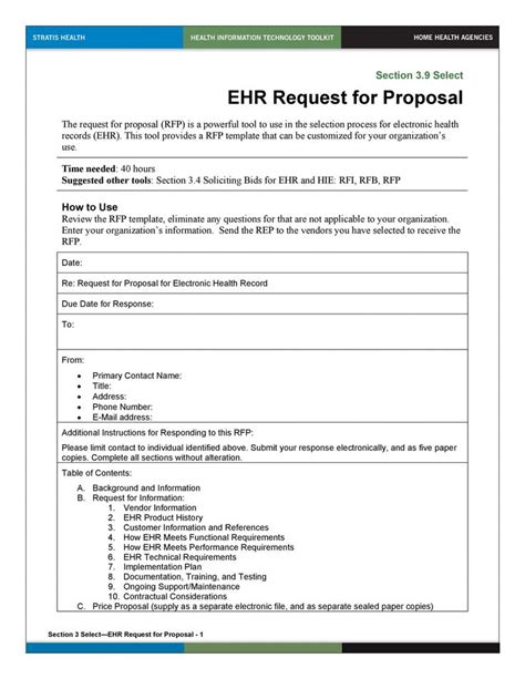 Letter Of Intent For Rfp Example