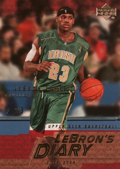 LeBron James 2003 Upper Deck LJ2 LeBron S Diary Price Guide Sports