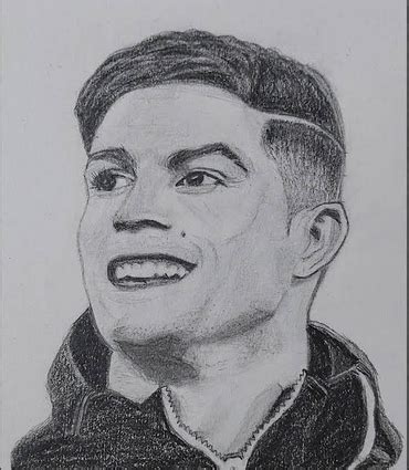 How to Draw Cristiano Ronaldo⚽ Pencil Sketch | Football Player Easy ...