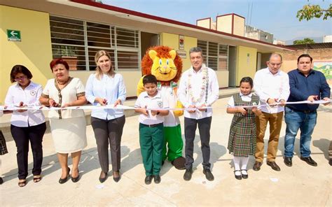 Rutilio Escand N Inaugura Escuela Primaria Club De Leones De Tuxtla