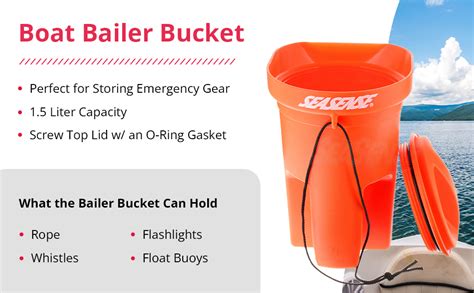 Seasense Bailer Bucket With Lid Tools Amazon Canada