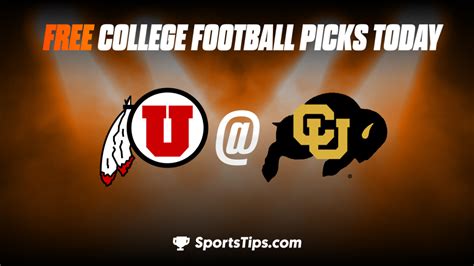 Free College Football Picks Today Colorado Buffaloes Vs Utah Utes 112622