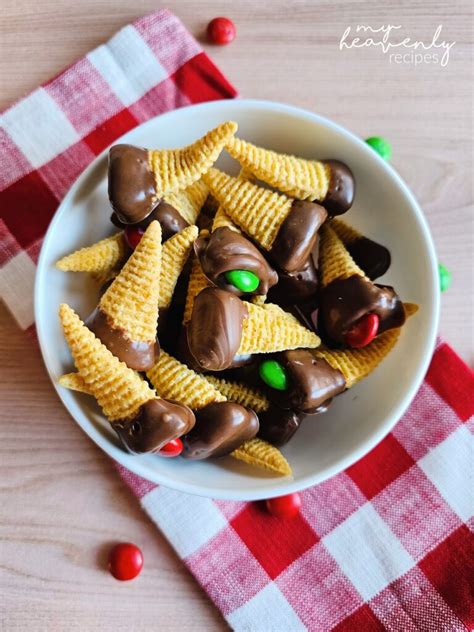 Peanut Butter Chocolate Filled Bugles My Heavenly Recipes