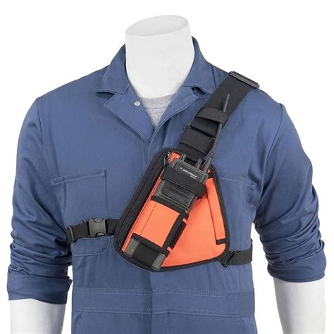 Buy Holsterguy Rch Or Orange Radio Chest Harness Shoulder Radio