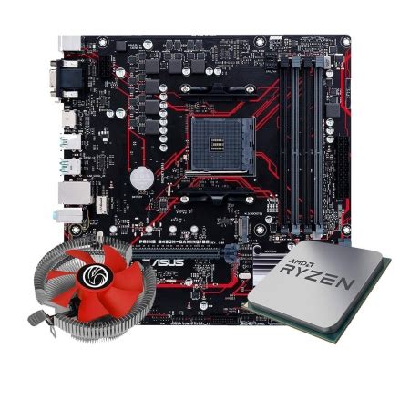 Kit Upgrade Processador Amd Ryzen R5 3400g Placa mãe Asus A320M K BR