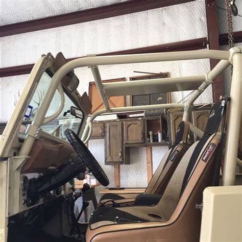 Jeep CJ7 Interior in Garage