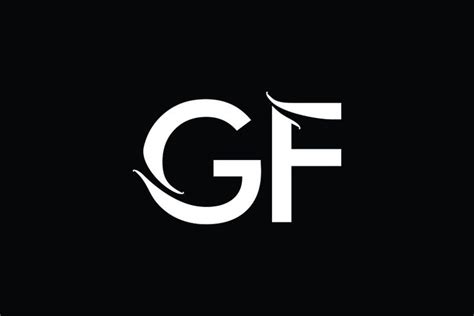 GF Monogram Logo Design By Vectorseller | TheHungryJPEG | Monogram logo ...