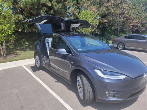 2020 Model X Long Range Raven Midnight Silver Metallic 6KHZR