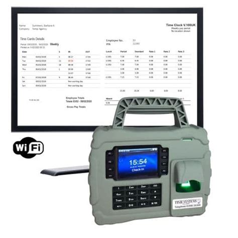 Clocking In Machines Time Systems Uk Biometric Time Recorders