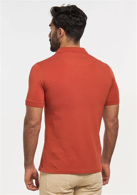 Buy Mens Solid Polo T Shirt With Short Sleeves And Button Closure Online Centrepoint Uae