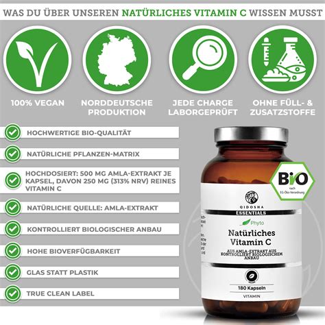 Pflanzliches Bio Vitamin C aus Bio-Amla-Extrakt online kaufen – QIDOSHA