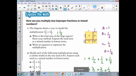 How To Multiply Mixed Numbers Youtube