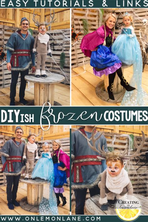 DIY ish Family Frozen Halloween Costume