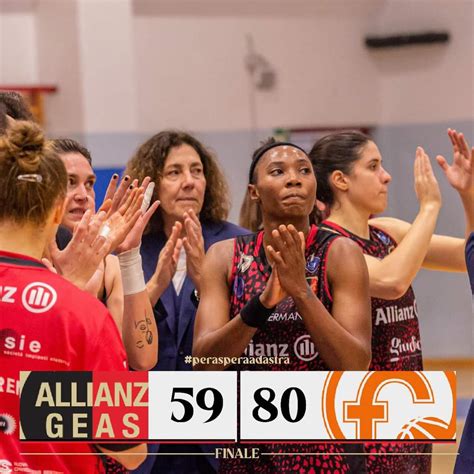 Basket Lallianz Geas Sesto Si Arrende Alla Capolista Schio