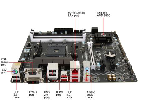 Refurbished: MSI B350M BAZOOKA AM4 Micro ATX AMD Motherboard - Newegg.com