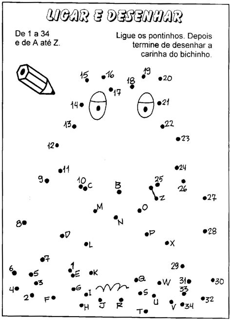 Ligue Os Pontos E Descubra O Desenho Ensino