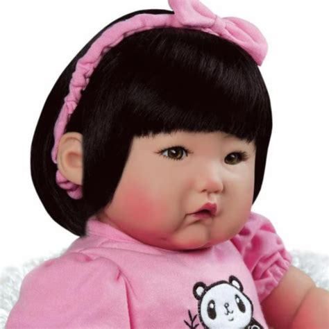 Paradise Galleries 20 Asian Realistic Reborn Doll Stuffed Panda And