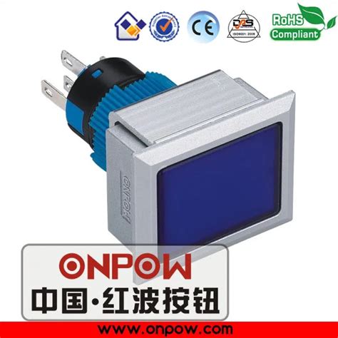 ONPOW Interruptor de botón iluminado momentáneo pulsador de cabeza