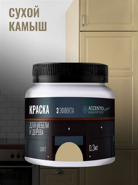 Краска AccentO для мебели, дерева, стен, декора и творчества акриловая ...