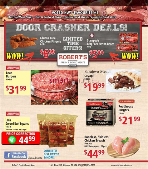 Robert S Fresh And Boxed Meats Flyer March 25 To 31