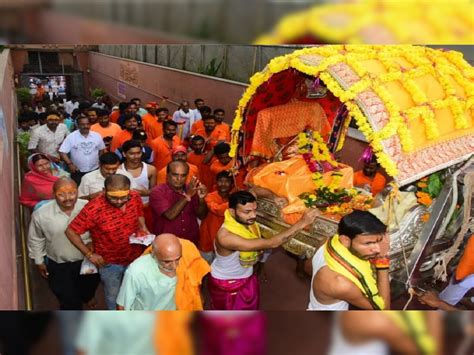 Uma Sanjhi Mahotsav Mata Parvati Palki Yatra Out Like Mahakal In Ujjain