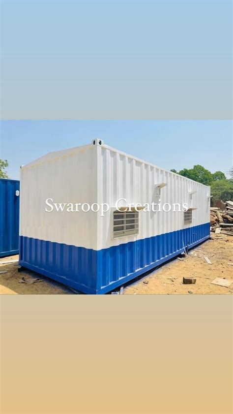 Rectangular Ms Prefabricated Office Container In Delhi Swaroop Creations