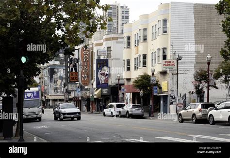 San Francisco, California, USA Street scene Broadway Stock Photo - Alamy