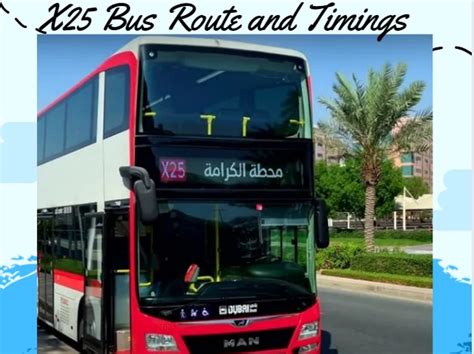 X25 Bus Schedule Karama Bus Station To Dubai Silicon Oasis Route