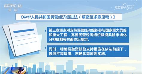 打好促进民营经济、中小企业发展“组合拳” 经济回升向好拓展“新”空间新闻频道央视网