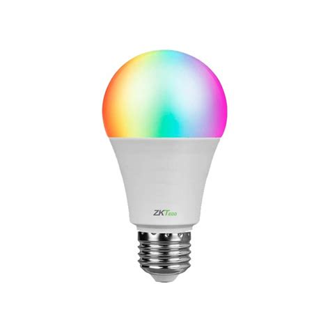 Умная лампочка ZKTeco LB1, E27, 10W, 900lm, 6500K+RGB, WiFi - LB1