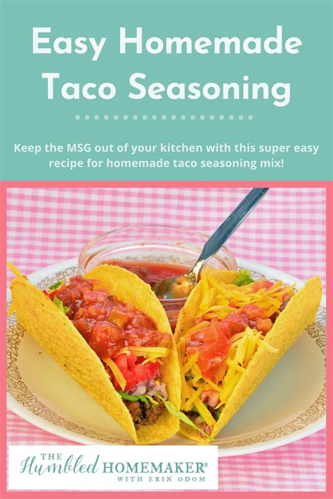 Easy Homemade Taco Seasoning