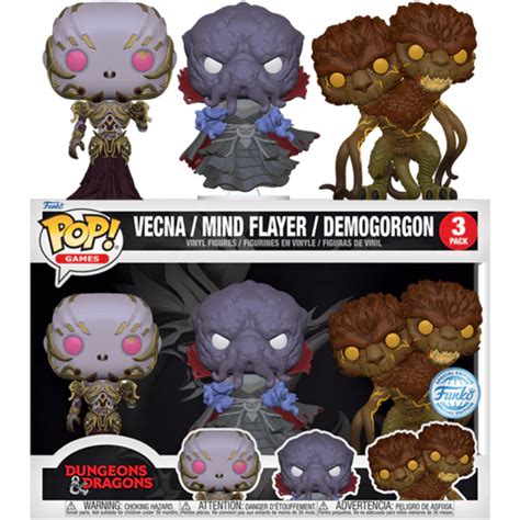 Dungeons Dragons Vecna Mind Flayer Demogorgon Pop Vinyl Figure