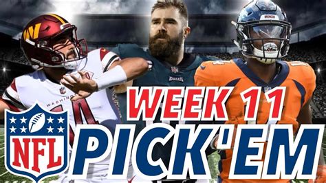 Nfl Week 11 Predictions And Pickem L Picks For Every Game In The Nfl