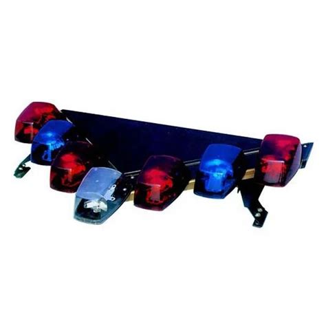 Cm Vehicle Signal Red Blue Amber White Car Roof Halogen Rotating