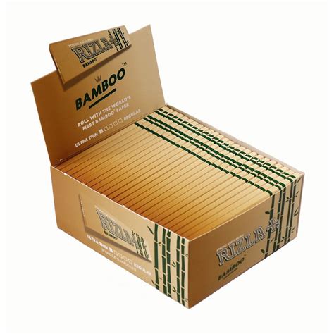 RIZLA Bamboo King Size Slim Papers ultra dünnes Bambuspapier 20 Heft