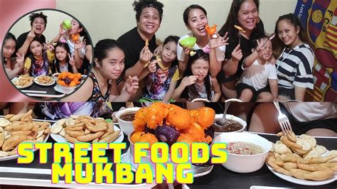 FILIPINO STREET FOODS MUKBANG KWEK KWEK FISHBALL KIKIAM YouTube