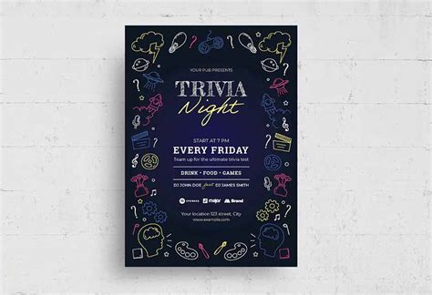 20 Best Trivia Night Flyers Examples To Download Envato Tuts