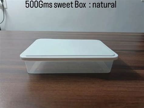 500 Gm White Plastic Sweet Box Size 500gm At Rs 2 Piece In