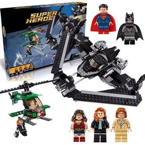 Super Heroes Batman Superman Bloques Armables Tipo Lego