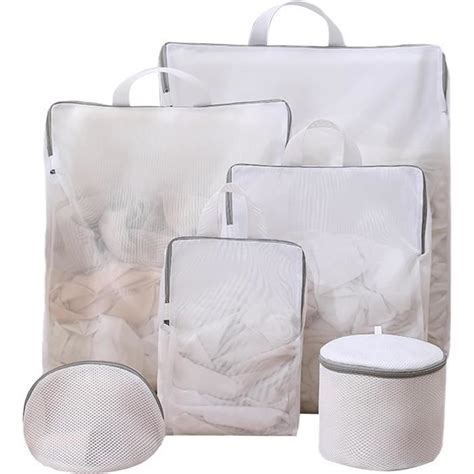 Sacs À Linge En Maille Sacs De Lingerie Sac À Linge Réutilisable Robuste Et Respirant Pour