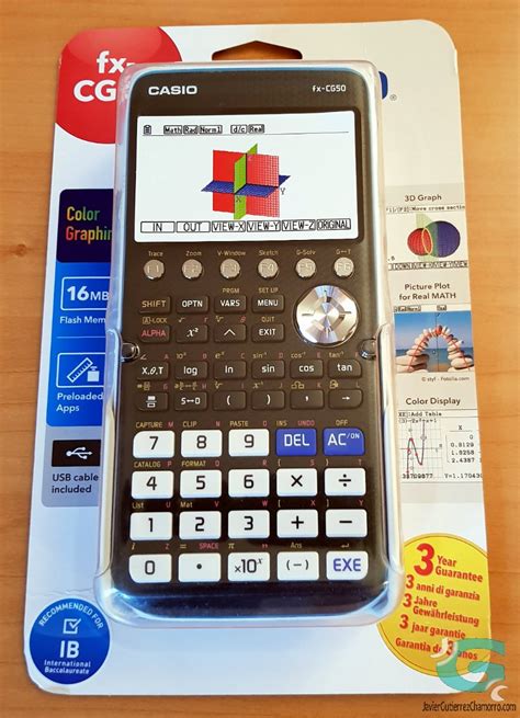 Casio fx-CG50 (Introducción) | Bitácora de Javier Gutiérrez Chamorro (Guti)