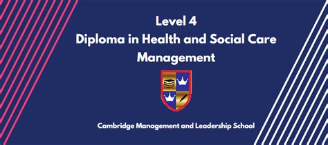 Level 7 Postgraduate Diploma In Health And Social Care Management